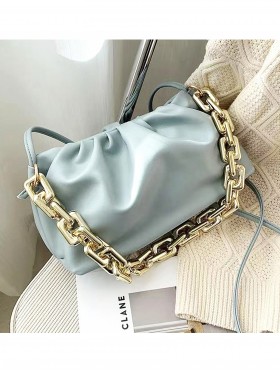 Premium Faux Leather Crossbody W/ Chain